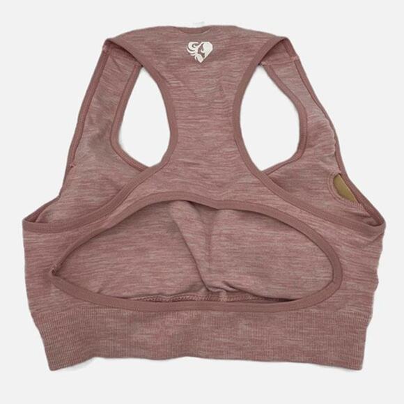 Women's Best Move Seamless Sports Bra in Light Pink Marl Size X-Small - Picture 6 of 10